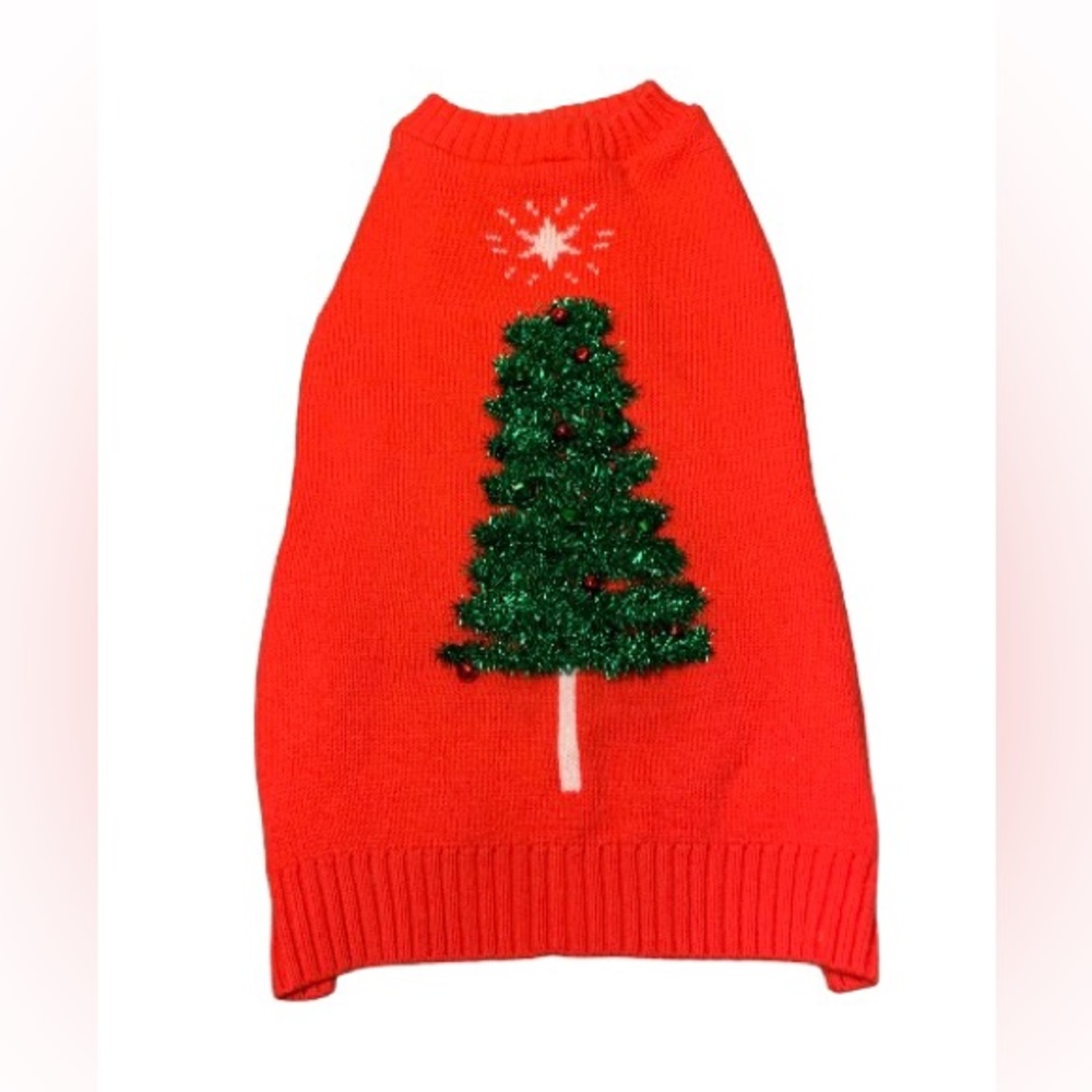 Christmas dog sweater